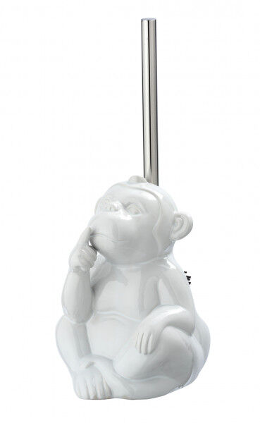 WENKO WC-Garnitur Monkey Quiet Weiß, Keramik