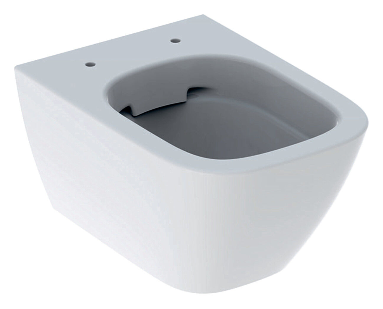 Tiefspül-WC Weiß | Geberit SQUARE 49 cm, SMYLE BadeDu