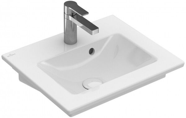 Villeroy &amp; Boch VENTICELLO Handwaschbecken 50 x 42 cm, mit Überlauf, Weiß