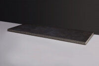 Natursteinplatte (100,5 cm) Bluestone, Rand gemeißelt, 1 Bohrloch, 400056