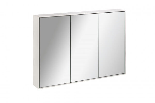 Lanzet Woodblock Spiegelschrank-Einbau W1 102cm weiß