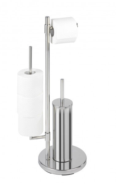 WENKO Toilettenpapierhalter stehend mit WC-Garnitur Universalo Neo