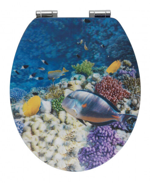 WENKO WC-Sitz Fish mit 3D-Effekt, 22975100