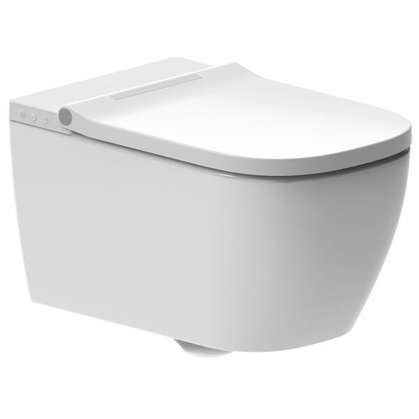 Kirchhoff Dusch WC, spülrandlos, mit Bidetfunktion, Absenkautomatik, Weiß
