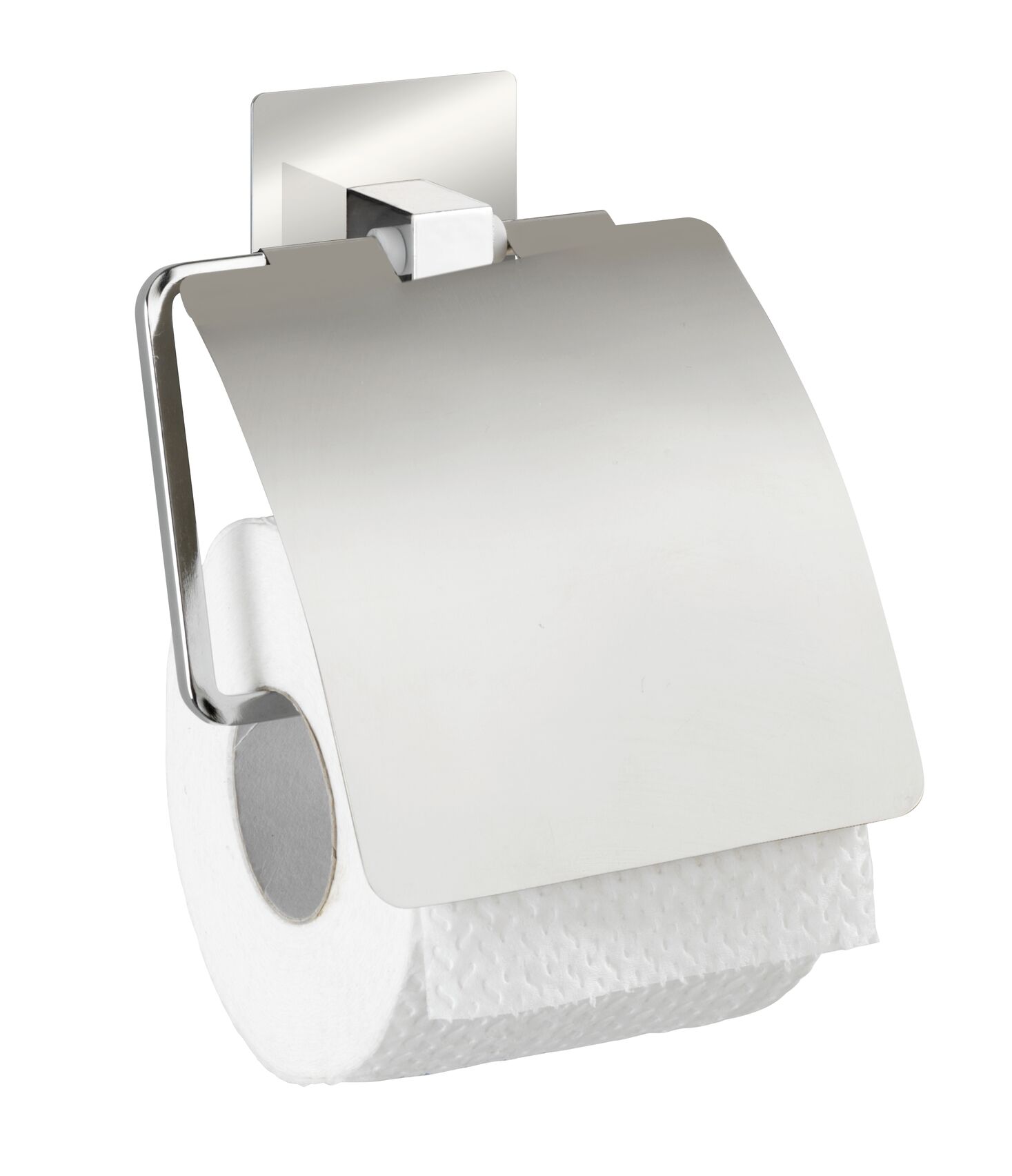 WENKO Edelstahl BadeDu Toilettenpapierhalter | Rostfrei