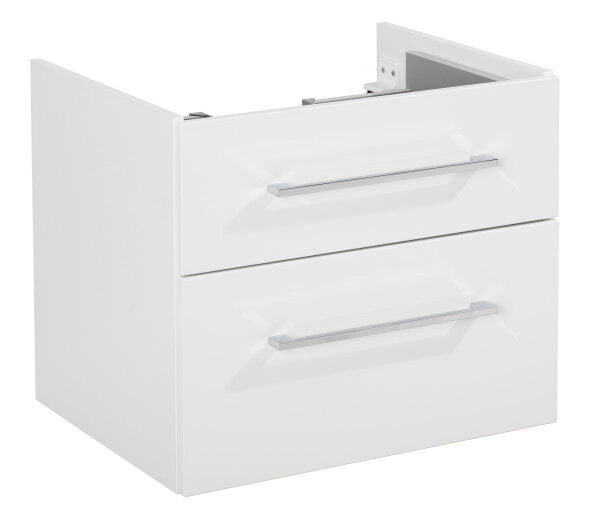 Fackelmann HYPE 3.0 Waschtischunterschrank 60 cm, Weiß, 2 Schubladen